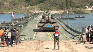 U.S., South Korea troops do river-crossing drills