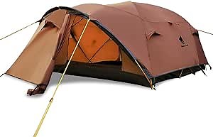 GEERTOP 4 Person Tent for Camping Family Dome Tent with Large Vestibule Double Layer 3-4 Season 4 People Tent for Outdoor Camp, Backpacking, Hiking Travel, Backyard Play