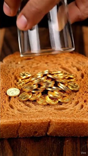 Breakfast for Billionaires. 👑#asmr #satisfyingvideo #gold #liquidgold #visualart #ai#shotsvideo.