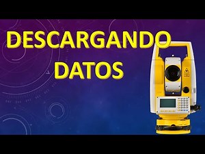 DOWNLOADING DATA (FILES) ON TOTAL STATION