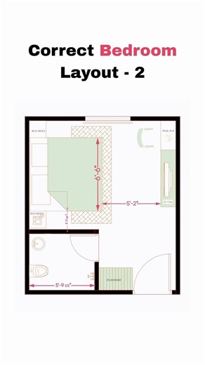 Bedroom layouts that actually work #interiordesign #bedroomtips