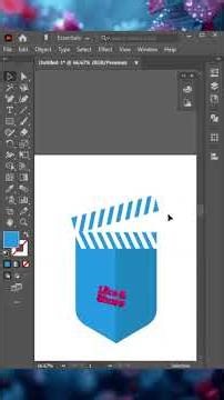 Modern Logo Design in Adobe Illustrator Tutorials #shorts #illustrator #trending #youtubereels