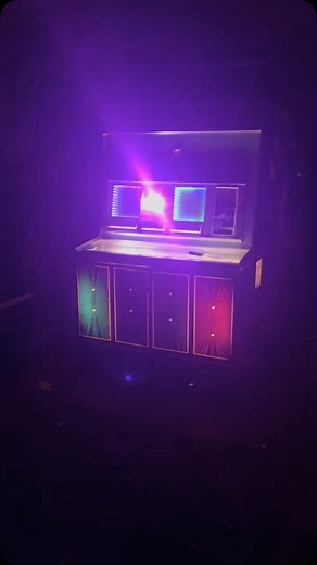 My latest project, this is a Seeburg LS1 from 1960 converted to a liquor cabinet with infinity mirrors and Bluetooth #custom #seeburg | Ethan Thompson