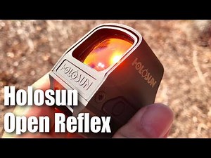 Detailed look at the Holosun HS510C Circle & Red Dot Solar Powered Open Reflex Sight Optic