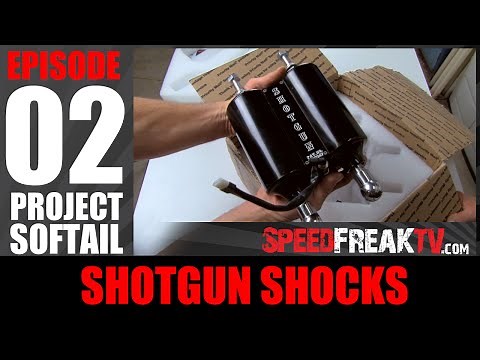 PROJECT SOFTAIL EP2: SHOTGUN SHOCKS | SPEEDFREAKTV - Change your shocks on Harley Davidson