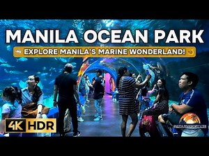 🌊 Manila Ocean Park Full Tour | Oceanarium, Penguins, Sea Lions & More!