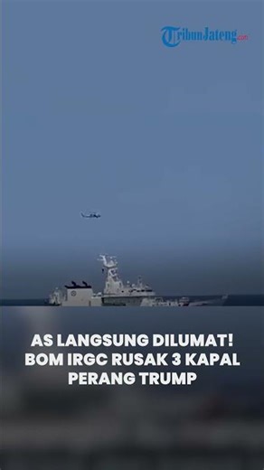 Gempur Fasilitas Peluncur Rudal Milik Iran, AS Langsung Dilumat! Bom IRGC Rusak 3 Kapal Perang Trump