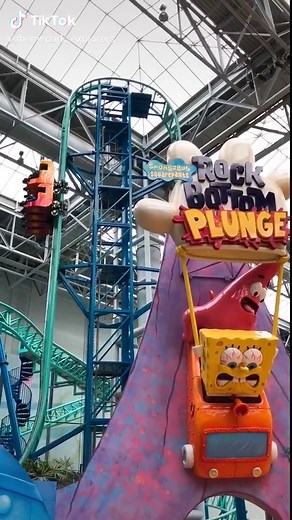 SpongeBob Roller Coaster Adventure at the Mall of America