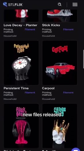 Quantity and quality. Essentially designed for 3D printing, STLFLIX models are all tested and approved before release. 🎯 Just like Netflix, STLFLIX is an intuitive and exclusive platform available for your convenience. Search for your 3D models of interest and voilá! Get ready for some printing action. 🤯 Subscribe now! ✅ | Stlflix