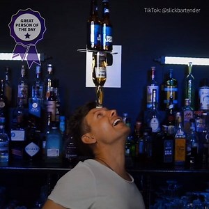 The guy EVERYONE needs to have serving their drinks! 😱 👏 🍹 | VT