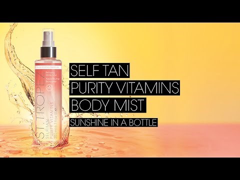 How To Apply I NEW St.Tropez Tan NEW Self Tan Purity Vitamins Bronzing Water Body Mist