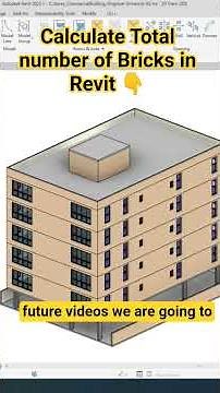 Calculating Total Number of Bricks in Revit!