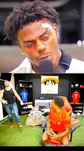 IShowSpeed explains his INJURY after LA Knight attacked him.!😭💀