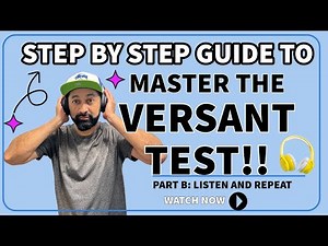 🎧 Mastering the Versant Test: Improve Your Listen and Repeat Skills 🎙️
