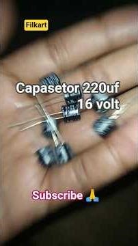 #Capasetor 220uf 16 volt new