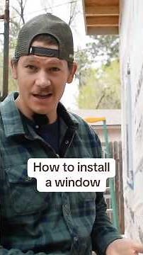 How to install a window. Step-by-step DIY ADU build. #windowinstallation #diy #adu