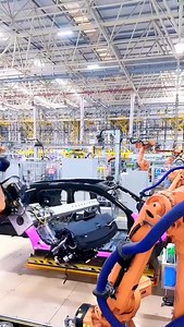243K views · 1.7K reactions | This is an electric car factory in Chongqing, China，where hundreds of robotic arms move in perfect synchrony and logistics robots shuttle through the factory. The key processes are 100% automated! In the vast workshop, workers are nearly absent, replaced by thousands of robots working in harmony to accomplish a range of car production tasks. Come and take a look! #Chongqing#MadeInChina#AutomatedFactory | Real Time China | Facebook