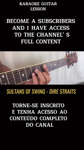 112K views · 2K reactions | Karaoke guitar lesson acoustic sultans of swing Dire Straits #direstraits #guitarra #guitar #acousticguitar #karaoke #sultansofswing | Acoustic violão solo | Facebook