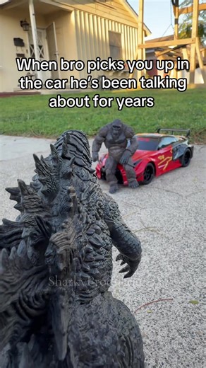 Epic Car Pickup Moment: Godzilla Meme