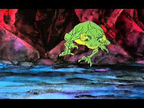 Gollum Bites off Frodo's Finger | The Return of the King (1980)