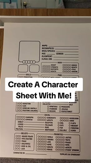 Another character sheet! Just when I think I'm done, there's another few to do. #character #namechart #name #chart #outline #planning #foryoupage #you #for #tv #author #writer #writertok #writingvideos #writingcommunity