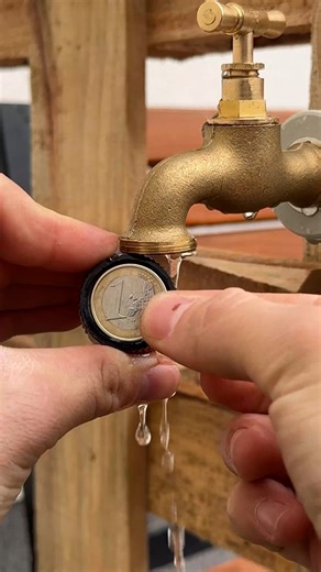 437K views · 238 reactions | Leaky faucet fix using a coin! | Magic Hands Creations | Facebook