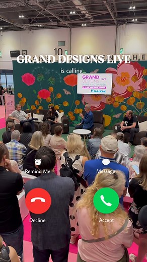 📞 Grand Designs Live, sponsored by Smeg, is calling you. Returning to Birmingham’s NEC from 3-5 October, the show has been completely transformed for 2025 with fresh inspiration, the latest designs and tailored expert advice. Whether you're undergoing a renovation or planning your next big project, this is the ultimate event for homeowners and design lovers. Book your tickets today here: https://shorturl.at/Fv2rY | Grand Designs