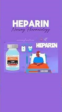Heparin Explained | Why It’s Given, How It Works & Pregnancy Safety (NCLEX) 💉