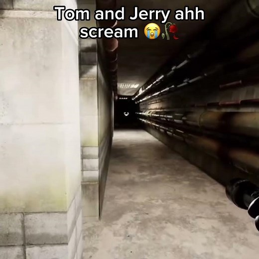 Tom and Jerry ahh scream 😭 #backrooms