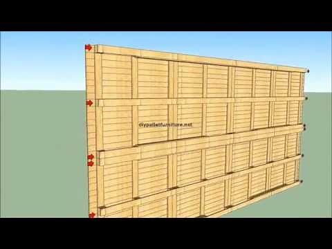 how to built a house with pallets