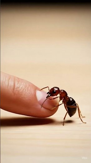 Extreme Medical Zoom Soldier Termite Bite on Finger in Hyper Realistic Detail