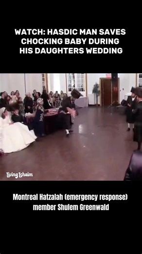 Hasidic Man SAVES Chocking Baby at His Daughter’s Wedding