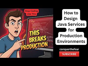 How to Design Java Services for Production Environments Effeciently (From Design to Deployment)