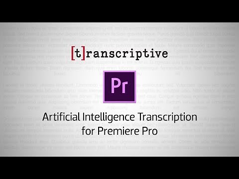Transcriptive AI Transcription Plugin for Premiere Pro