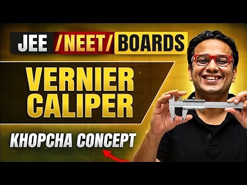 VERNIER CALIPER BY SALEEM SIR || NEET 2026 ||JEE 2026 || RAPID REVISION || || #PW #PHYSICS