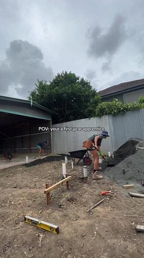 First Year Apprentice Experience in Construction