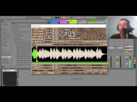 oldskool pad sampling technique with amigo sampler