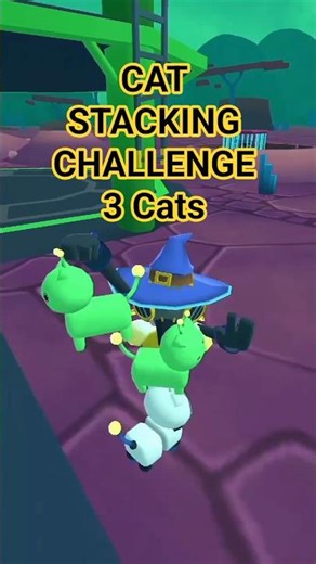 Cat Stacking #digigods #vr #gaming #shorts #challenge #cat #funny