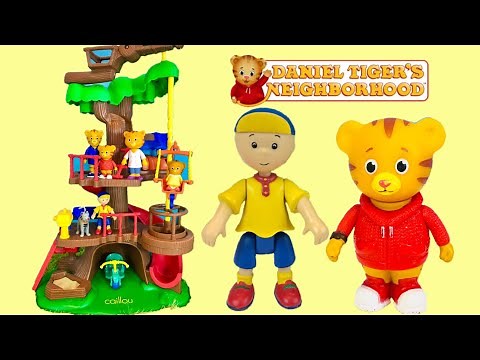 💛 Caillou TREEHOUSE 🌳 Visit Daniel Tiger’s Neighbourhood Toy