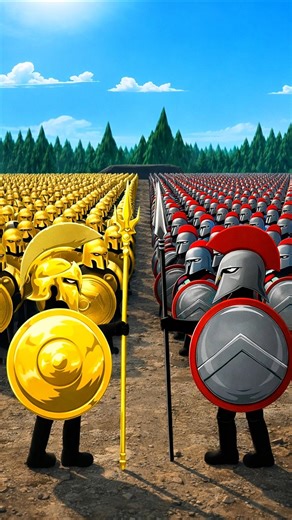 New Speartans vs Golden Speartons| Stick War Legacy #stickwar3 #short