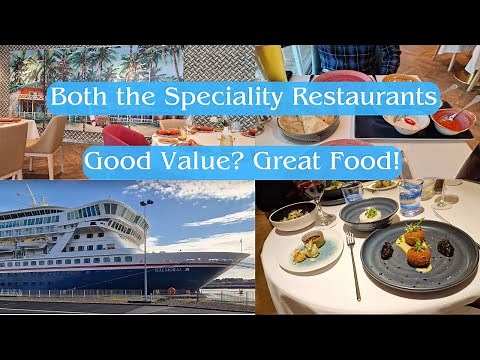 Fred Olsen Speciality Dining 2023, Vasco and Colours & Tastes onboard Balmoral