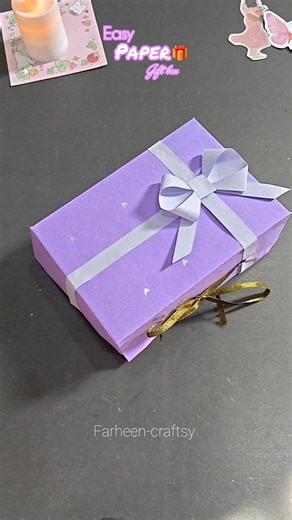 Paper birthday box🎁 #diy #trending #papercraft #giftbox #shorts #gift
