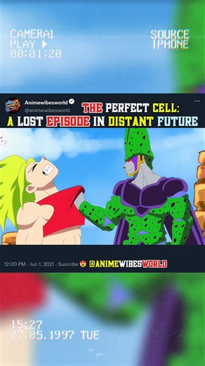 The PERFECT Cell A Lost Episode In Distant Future 4K 😍 #viral #dragonball #perfectcell