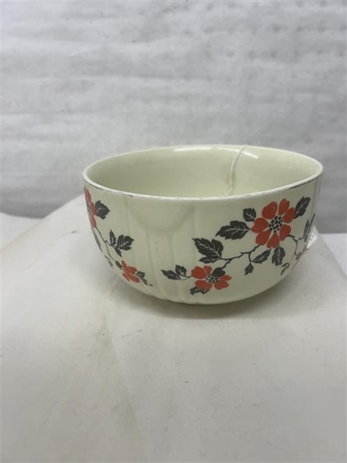 Vintage 1940s Hall China Mixing Bow, Red Poppy Pattern - Etsy UK