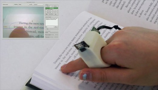 FingerReader: El anillo lector para discapacitados visuales