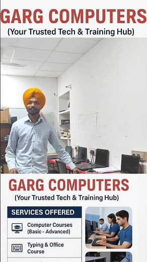 join Computer basics to advance level Classes #Rightway #GargComputers #ComputerCourse