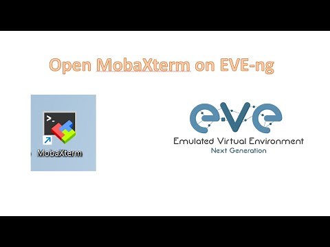 Open MobaXterm on EVE-ng