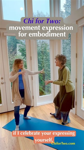 Chi for Two® on Instagram: "Chi for Two® is a polyvagal-informed, multi-generational trauma healing method that offers somatic practices for inviting clients into the Four Emanations of Embodiment: 🌟Navel Radiation 🌟Contralateral Movement 🌟Gesture 🌟Handling With interest in both matching and mismatching dances within relationships, along with understanding of polyvagal theory, Chi for Two® relational and developmental practices serve as symbolic redos that help to develop Social Engagement s