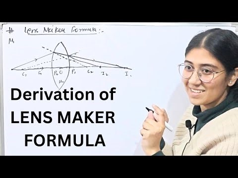 Derivation of Lens Maker formula