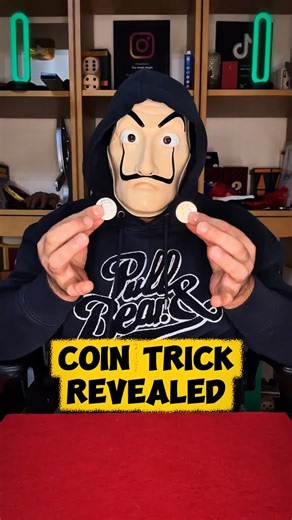 AMAZING COIN TRICK REVEALED 🪄 #foryou #tricks #magic #magictricks #magician | The Mask Magic Tricks